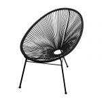 SKASON PULKKO - Acapulco Chair, Design Sessel in schwarz